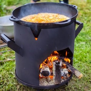 Печь для большого казана