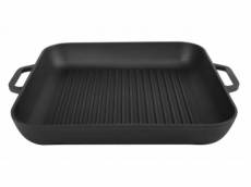 Сковорода-гриль Ситон чугунная 28x28 квадр..