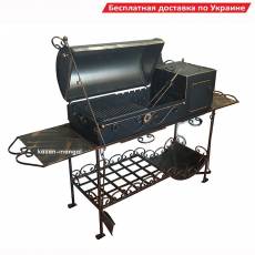 Мангал кований з пічкою та грилем "Ме..