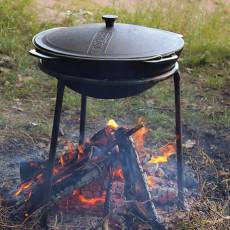 Казан чугунный татарский Brizoll 8 л. с кр..