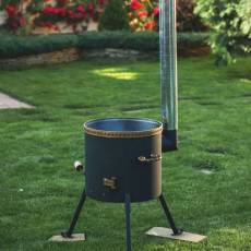 Печь под казан 12-18 л. с дымоходом