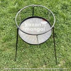 Подставка для казана с площадкой для костр..