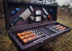 Подарочный набор шампуров в кейсе "Ко..