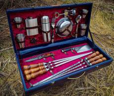 Набір шампурів в кейсі "Княжий Люкс&q..