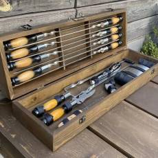 Набор шампуров в кейсе "Лось" 23..