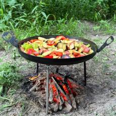 Сковорода з диска зі з'ємними ніжками та р..