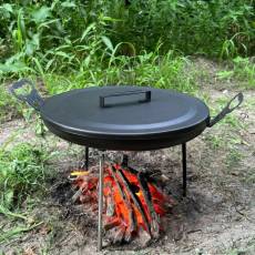 Сковорода з диска 40 см з кришкою