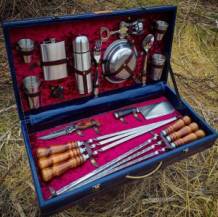 Подарочные наборы шампуров в кейсе