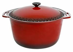 Казан 8 л, походный утолщенный с покрытием