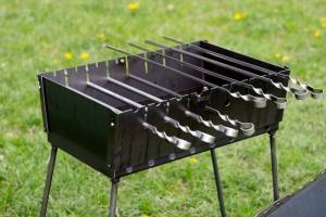 Мангал-чемодан разборной на 8 шампуров