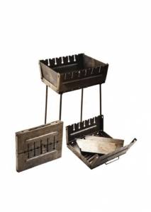 Мангал-чемодан разборной на 6 шампуров