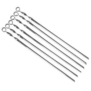 Набор шампуров из нержавеющей стали 6 шт. x 1,5 мм.