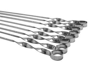 Набор шампуров из нержавеющей стали 12 шт. x 2 мм.