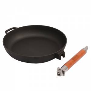 Сковорода Биол чугунная 20 см. со съемной ручкой