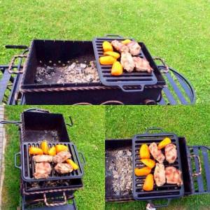 Решетка-гриль Ситон чугунная 36х26 см. эмалированная