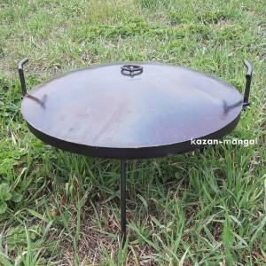 Сковорода из диска бороны "Козачка" 600 мм. с крышкой