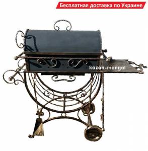 Мангал-гриль "Хортиця" на колесах 3 мм.