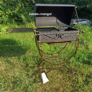 Мангал-гриль "Хортиця" на колесах 3 мм.