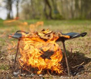 Сковорода из диска бороны "Ромашка" 7x560 мм.