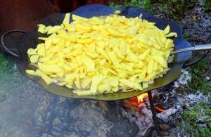 Сковорода из диска бороны "Ромашка" 7x640 мм.