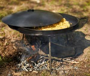 Сковорода из диска бороны "Ромашка" 7x560 мм. с бортом