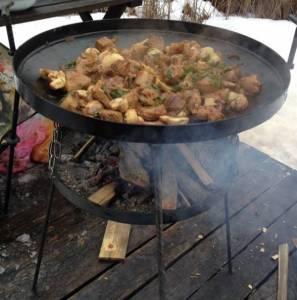 Садж из диска бороны 50 см.