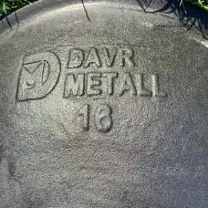 Узбекский наманганский казан чугунний 16 л с крышкой