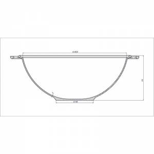 Казан узбецький WOK Наша Майстерня з кришкою-сковородою 12л, 40см 