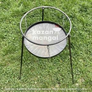 Подставка для казана с площадкой для костра