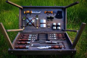 Набор шампуров в кейсе "Гетьман" 45 предметов