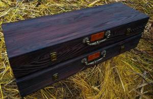 Подарочный набор шампуров в кейсе "Козак Люкс" 26 предметов