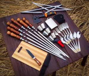 Набір шампурів в кейсі "Кошовий" 31 предмет