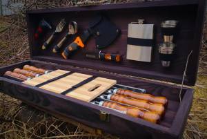 Набір шампурів в кейсі "Кошовий" 31 предмет