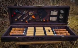 Набір шампурів в кейсі "Кошовий" 31 предмет