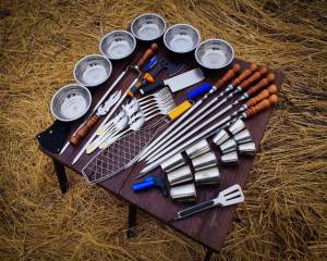 Набір шампурів в кейсі "Отаман" 46 предметів