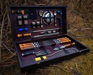 Набір шампурів в кейсі "Отаман" 46 предметів