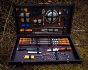 Набір шампурів в кейсі "Отаман" 46 предметів