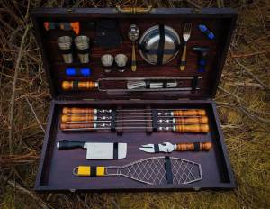 Набір шампурів в кейсі "Отаман" 46 предметів