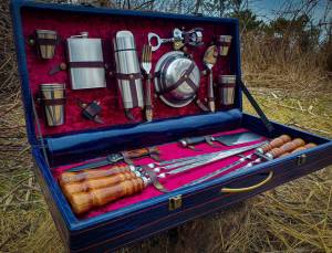 Набір шампурів в кейсі "Княжий Люкс" 43 предмета