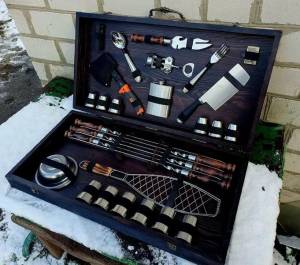 Набір шампурів в кейсі "Осавул" 45 предметів