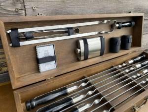 Набор шампуров в кейсе "Сапсан" 21 предмет