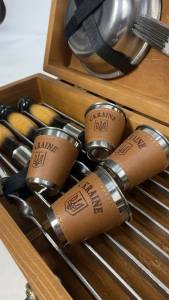 Набор шампуров в кейсе "Рысь" 34 предмета