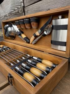 Набор шампуров в кейсе "Рысь" 34 предмета