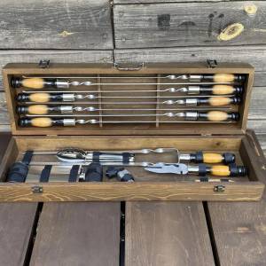 Набор шампуров в кейсе "Лось" 23 предмета