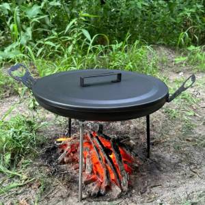 Сковорода з диска 40 см з кришкою