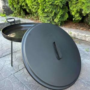 Сковорода з диска 50 см з кришкою