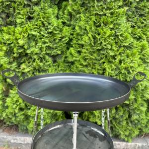 Сковорода з диска 40 см з підставкою для вогню