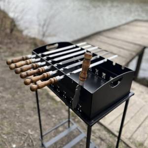 Мангал "Тризуб" на 8 шампурів