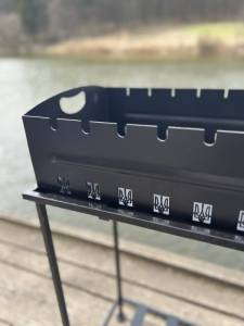 Мангал "Тризуб" на 8 шампурів