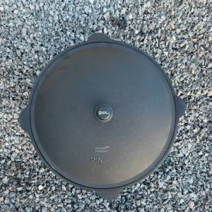 Узбекский наманганский казан чугунный 22 л с крышкой